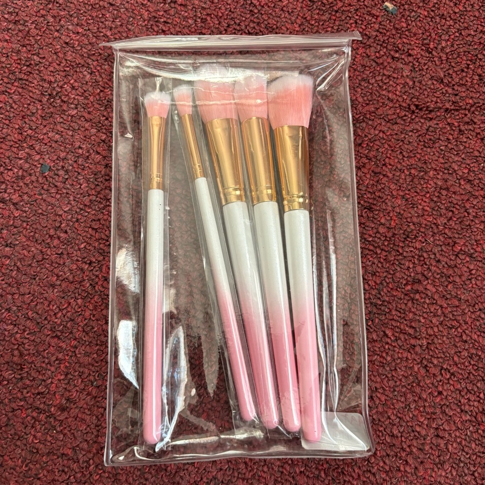 Francesca’s pink ombré makeup brush set
